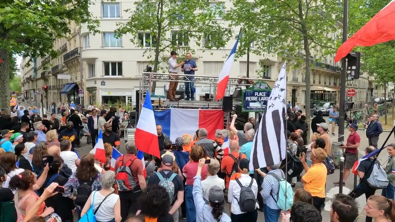 "Effets secondaires, stop à l'Omerta" place de Port Royal à Paris le 27/05/2023 - Discours 2