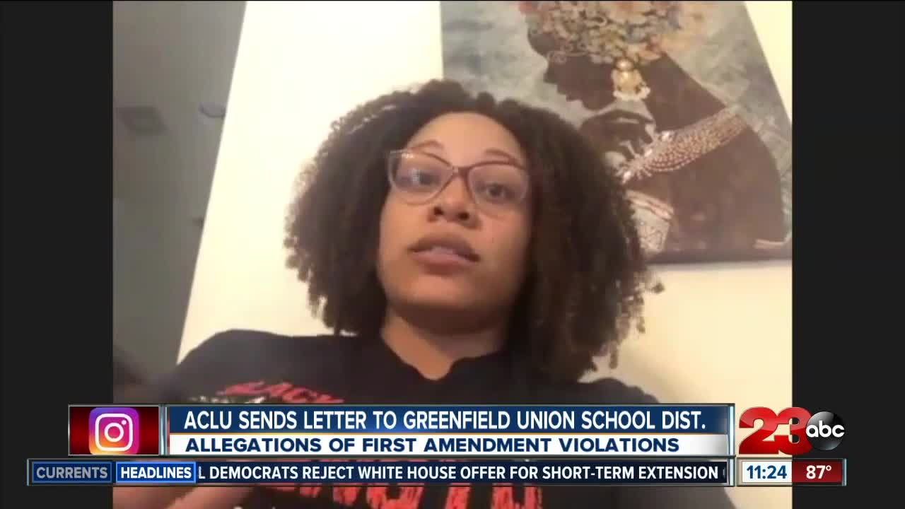 ACLU Sends Letter To Greenfield Union School District