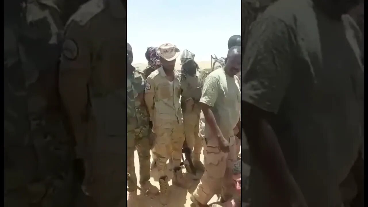 Egyptian soldiers captured in Sudan 🇸🇩