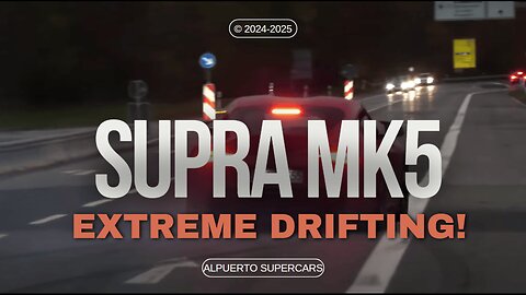 Hold On Tight! 500HP Supra Mk5 Shows Off Extreme Drifting Skills!