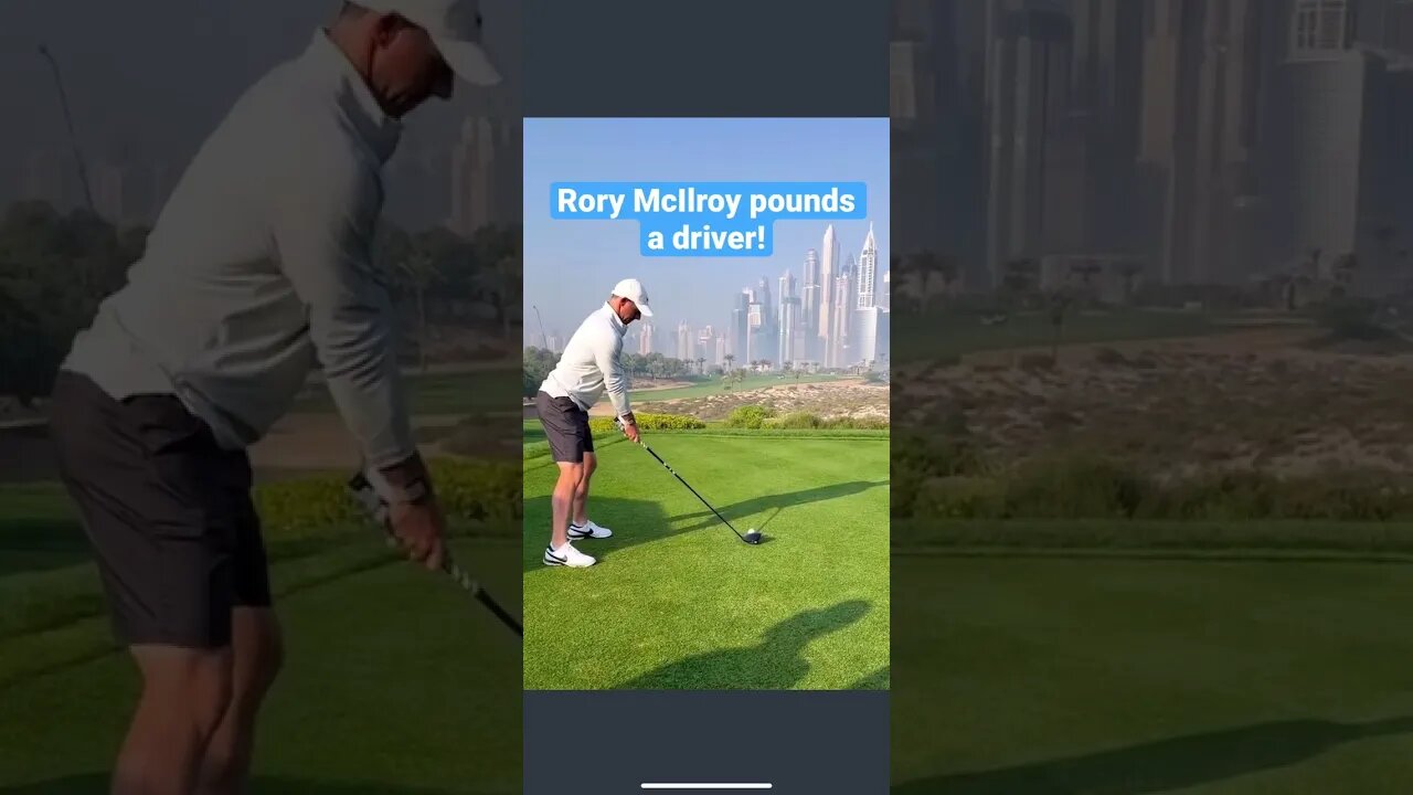 Rory McIlroy pounds a driver! #rorymcilroy #golf #tomgillisgolf