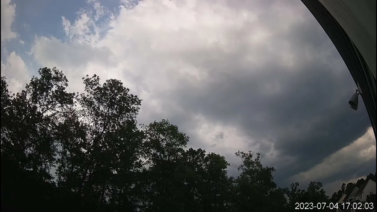 Nature's "fireworks" for Independence day!