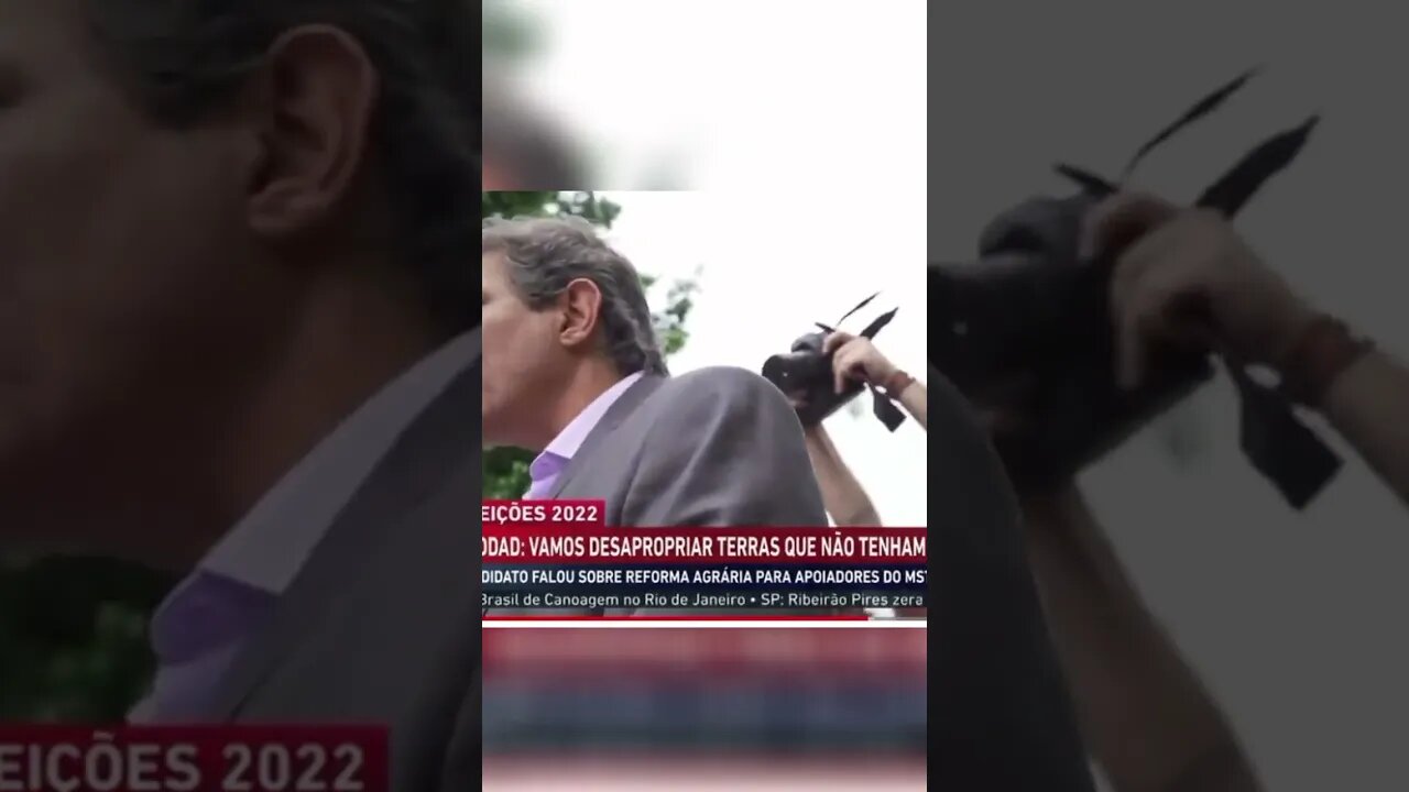 Haddad do PT promete desapropriação de terras "sem função social"