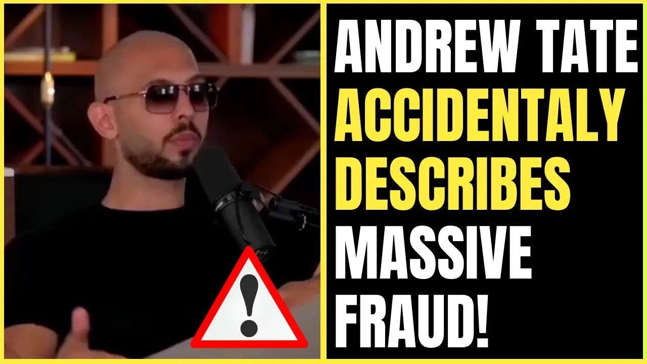 Andrew Tate Accidentally Reveals His Massive Fraud!