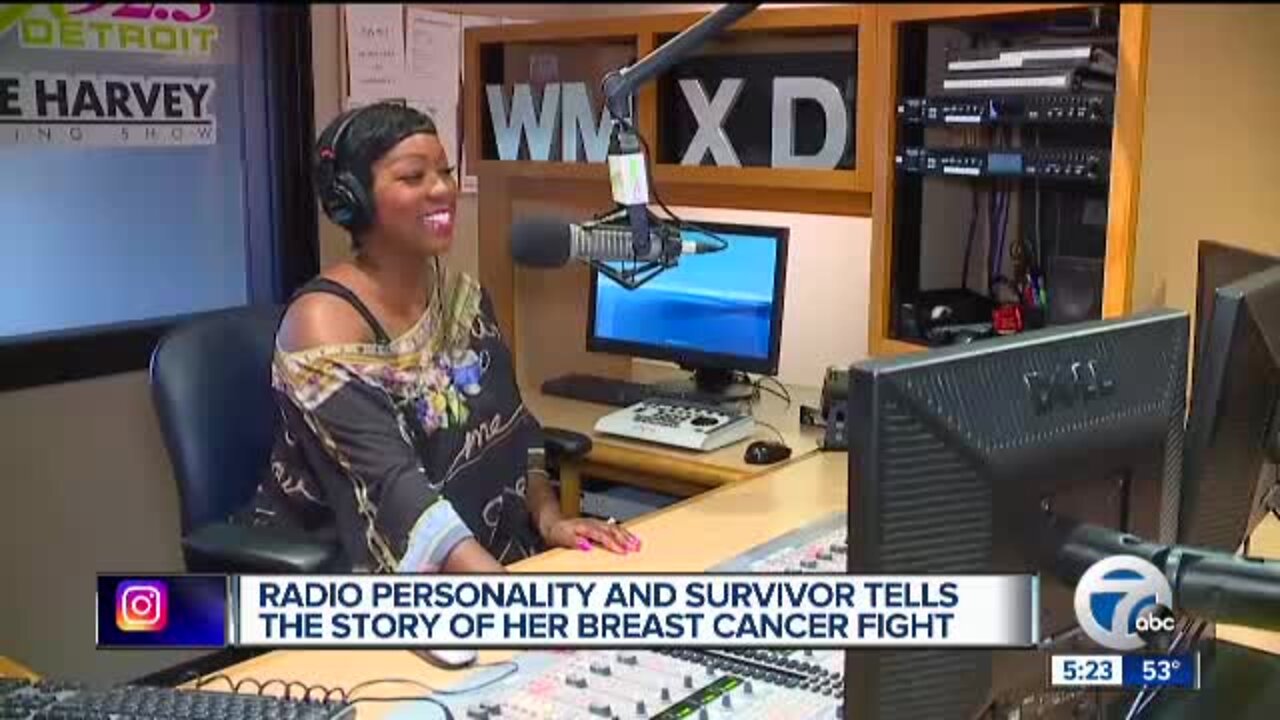 Mix 92.3's Cheron Sanders raising breast cancer awareness at Sista Strut 2019