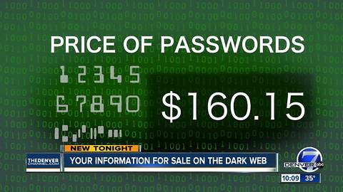 Your information for sale on the dark web