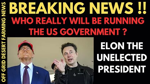 BREAKING NEWS: WHO WILL BE THE NEW PRESIDENT OF THE US ? TRUMP OR ELON, PEOPLE ARE ASKING QUESTIONS