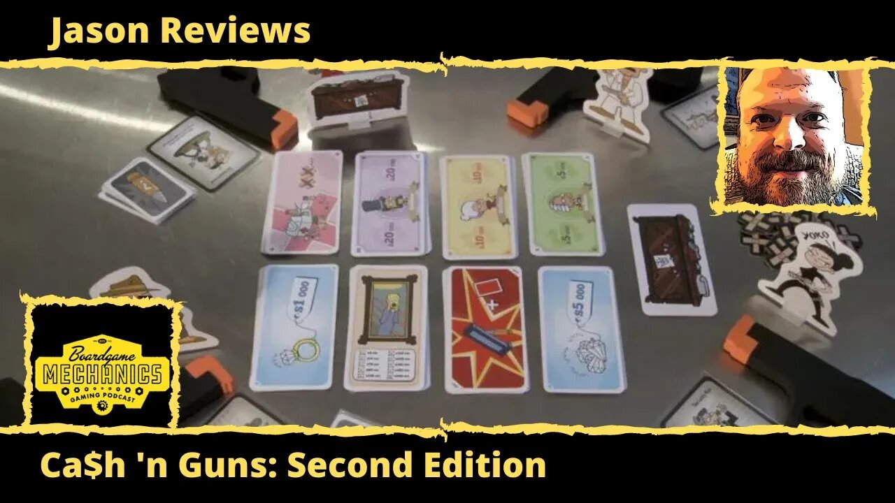 Jason's Board Game Diagnostics of Ca$h'n Guns: Second Edition