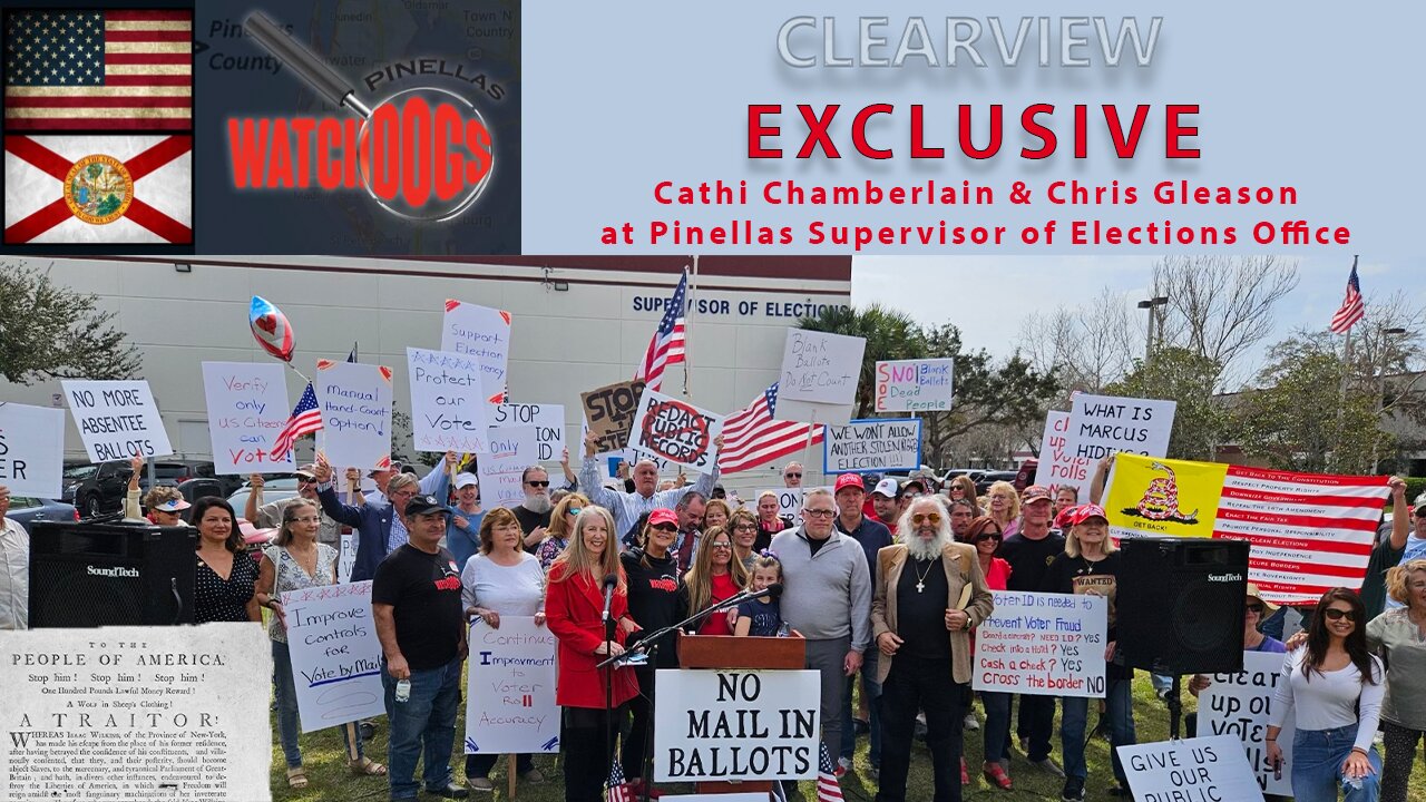 EXCLUSIVE - CHRIS GLEASON AND CATHI CHAMBERLAIN INTERVIEW - PINELLAS SUPERVISOR OF ELECTIONS OFFICE