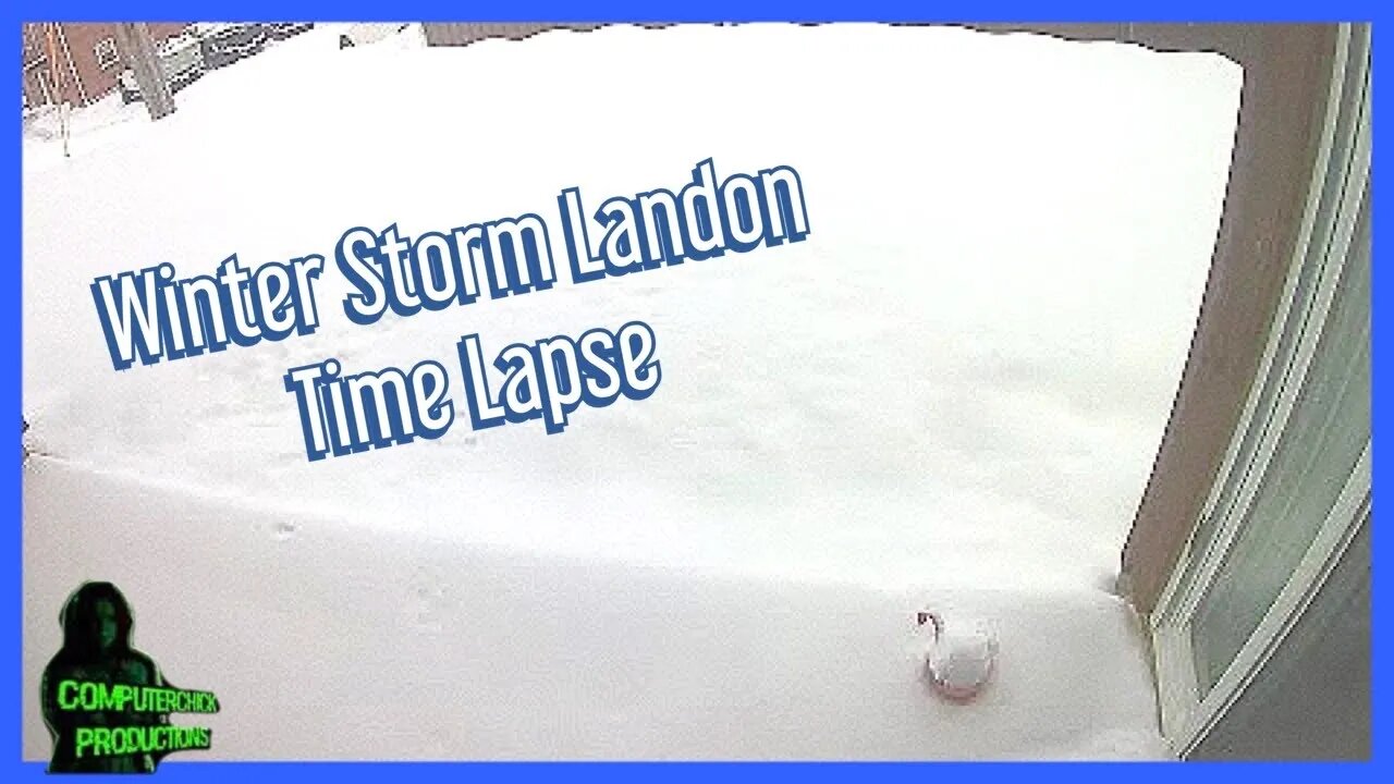 Winter Storm Landon Time Lapse Video