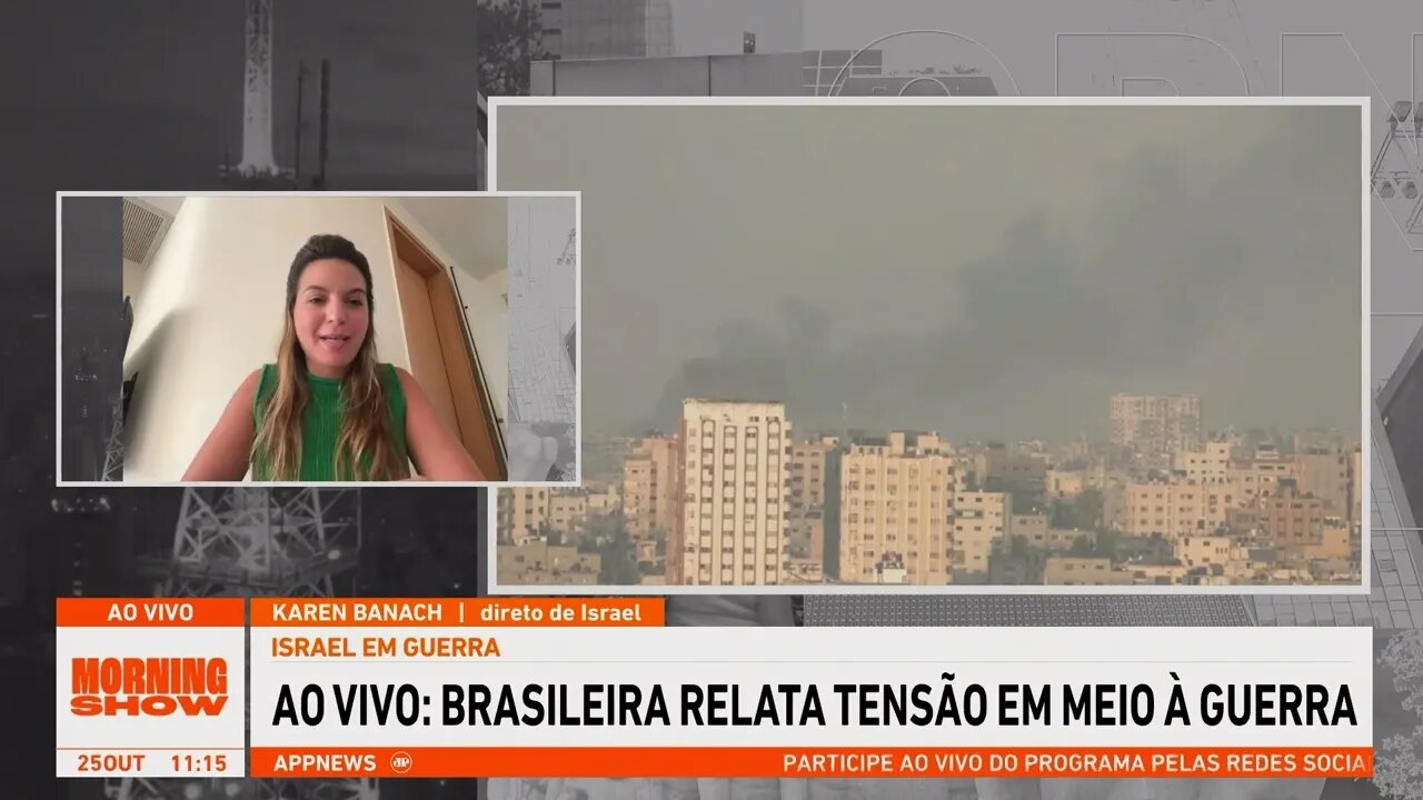 Brasileira que mora há oito anos em Israel relata trabalho de doações voluntárias; veja entrevista
