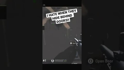 I HATE WHEN THEY HIDE BEHIND DOORS!! Subscribe For more #resurgence #warzone2 #shorts