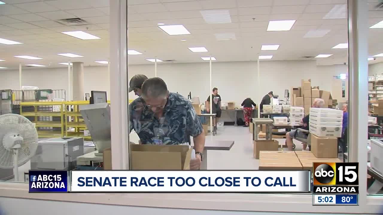 Senate race between McSally and Sinema remains too close to call