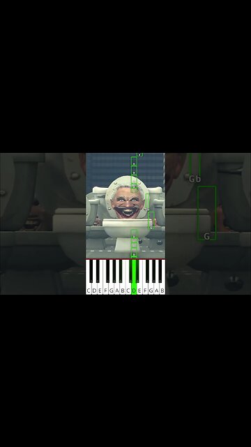 skibidi toilet 14 - Octave Piano Tutorial