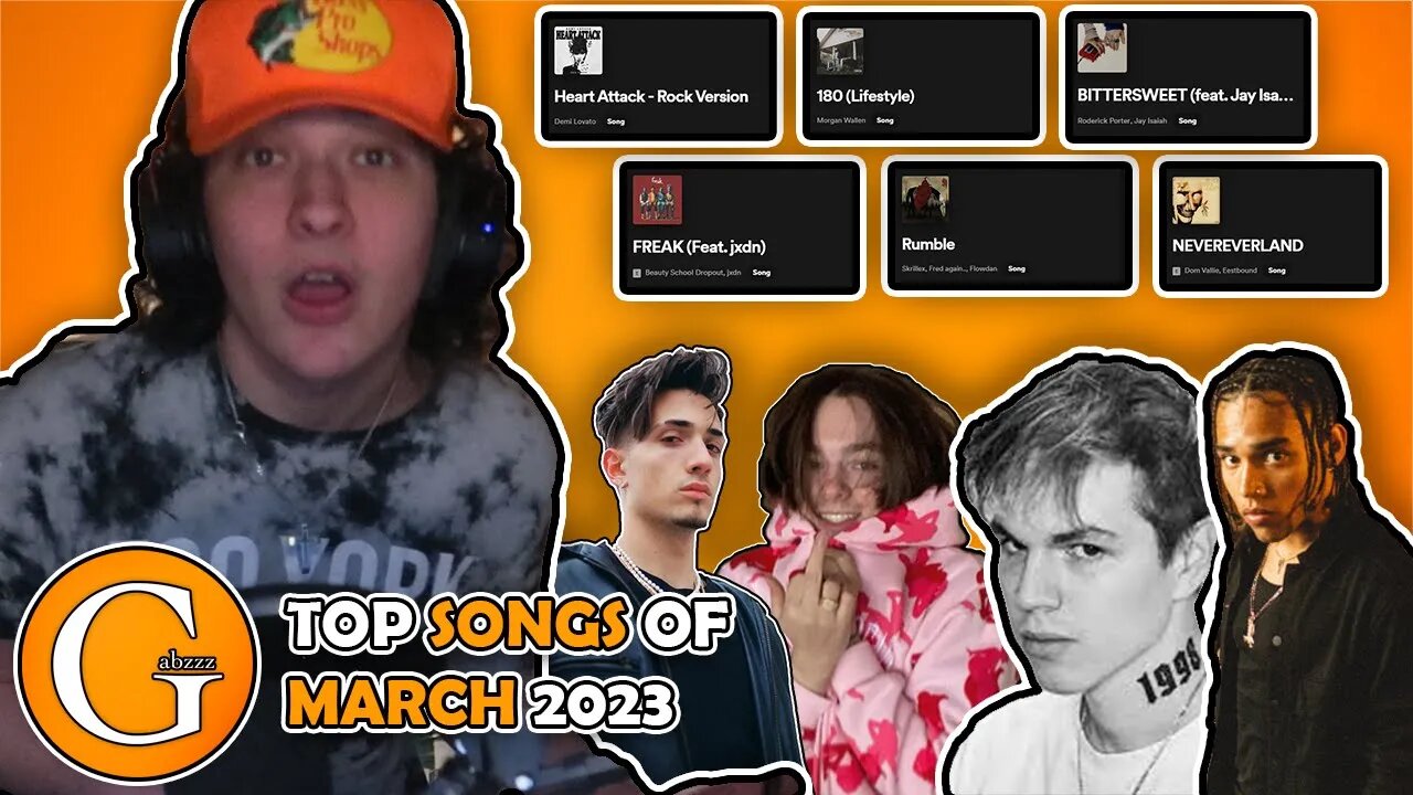 MY TOP SONGS OF MARCH 2023 (Skrillex, Morgan Wallen, Jxdn, and many more)