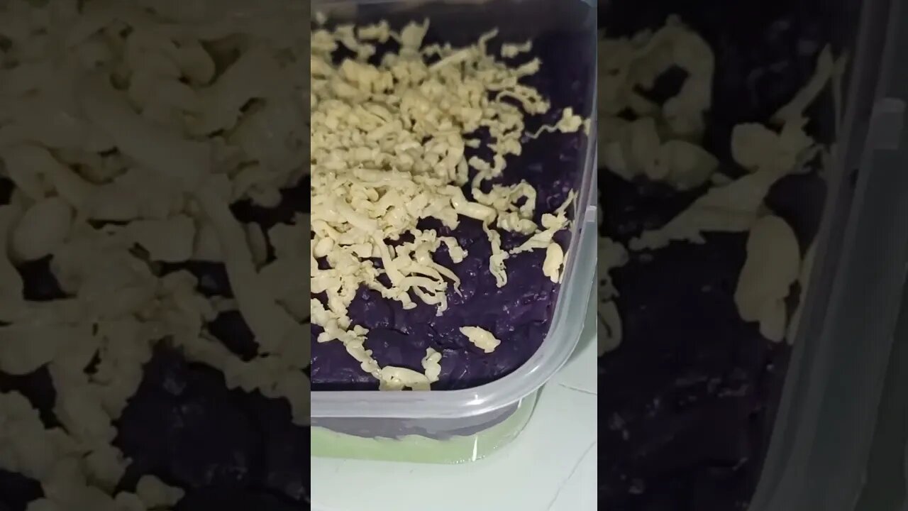 UBE PANDAN Cheesy pudding #ubepandan #ube #pandan #food #yummy #trending #shortvideo #shortsfeed