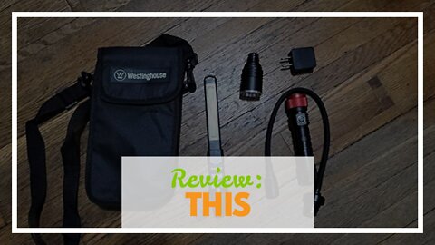 Review: Westinghouse 3 in 1 LED Rechargeable Flashlight/Work Light/Flexible Light kit, Intercha...