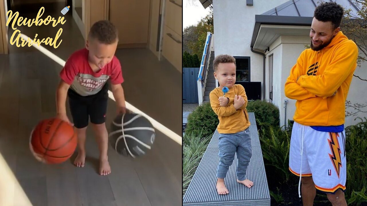Steph Curry's Son Canon Can Dribble Just Like Daddy! ⛹🏽♂️