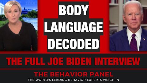 Joe Biden Live Interview Body Language around Tara Reade Interview