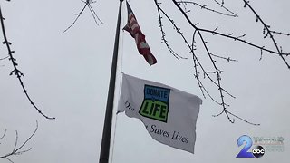 Raising of Donate Life Flag marks five-year anniversary of life-saving gift