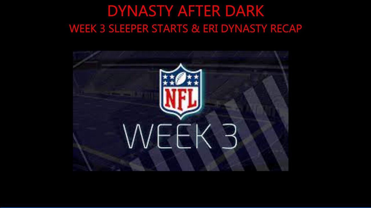 Dynasty After Dark - Trey Lance Advice and Week 3 Starting Locks w/ Dynasty Dale