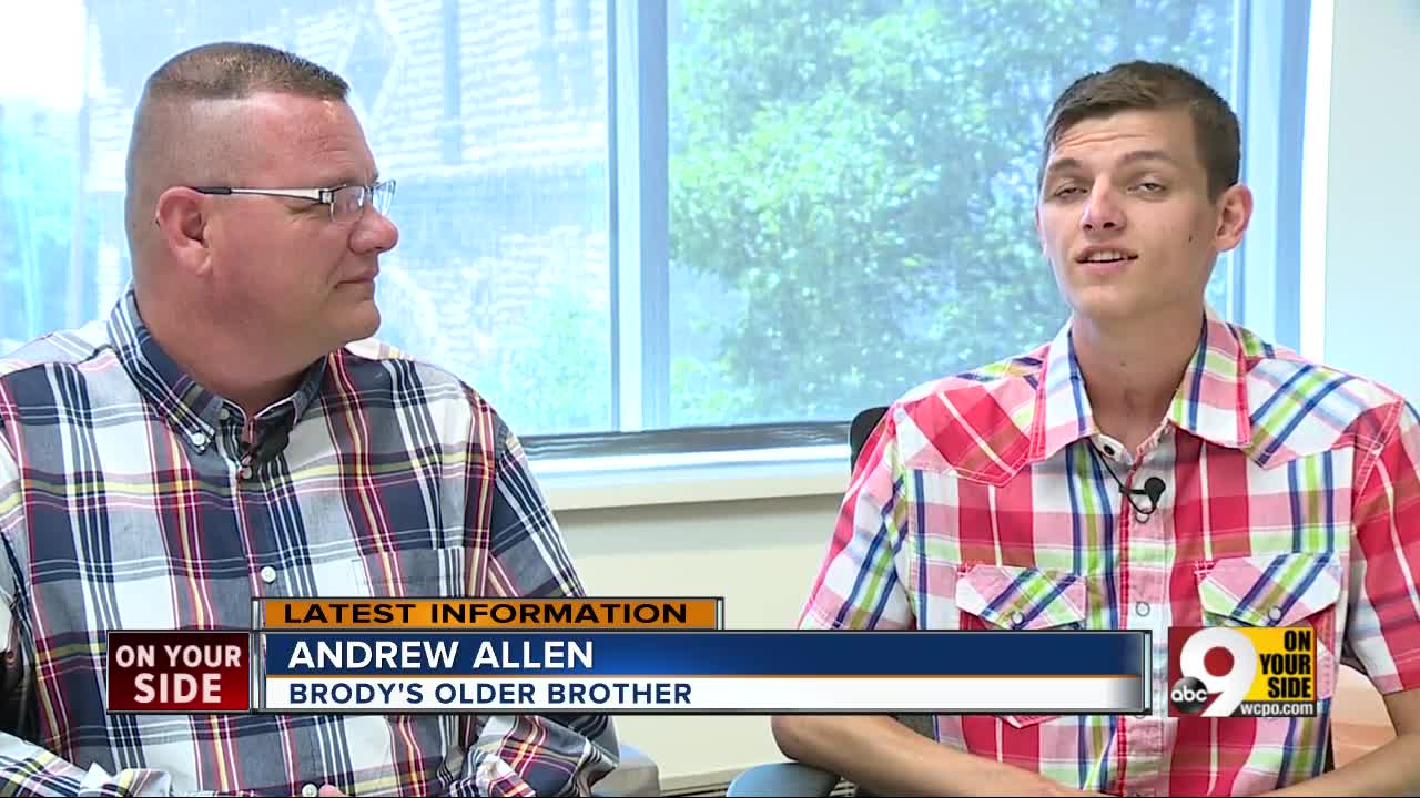 Just eight months after horrific injury, Andrew Allen will walk 5K to honor his baby brother, Brody