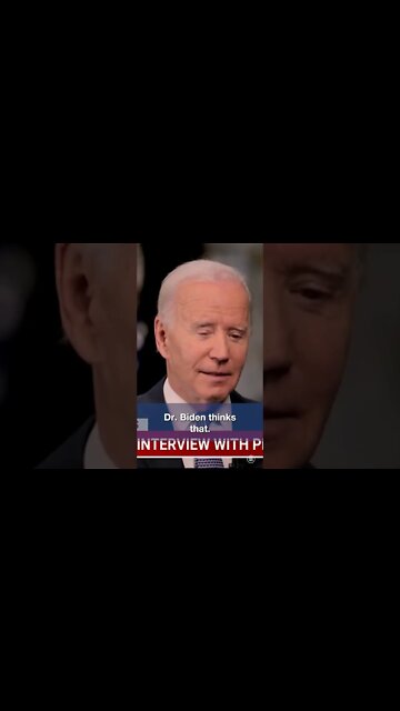 Did Biden FALL ASLEEP during this interview?! | #shorts