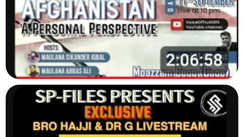 SP-FILES Live With Bro Hajji&Dr G - Exposing Hyenas / Voice Of Truth - 9/11 Anniversary Moazzam Beg.