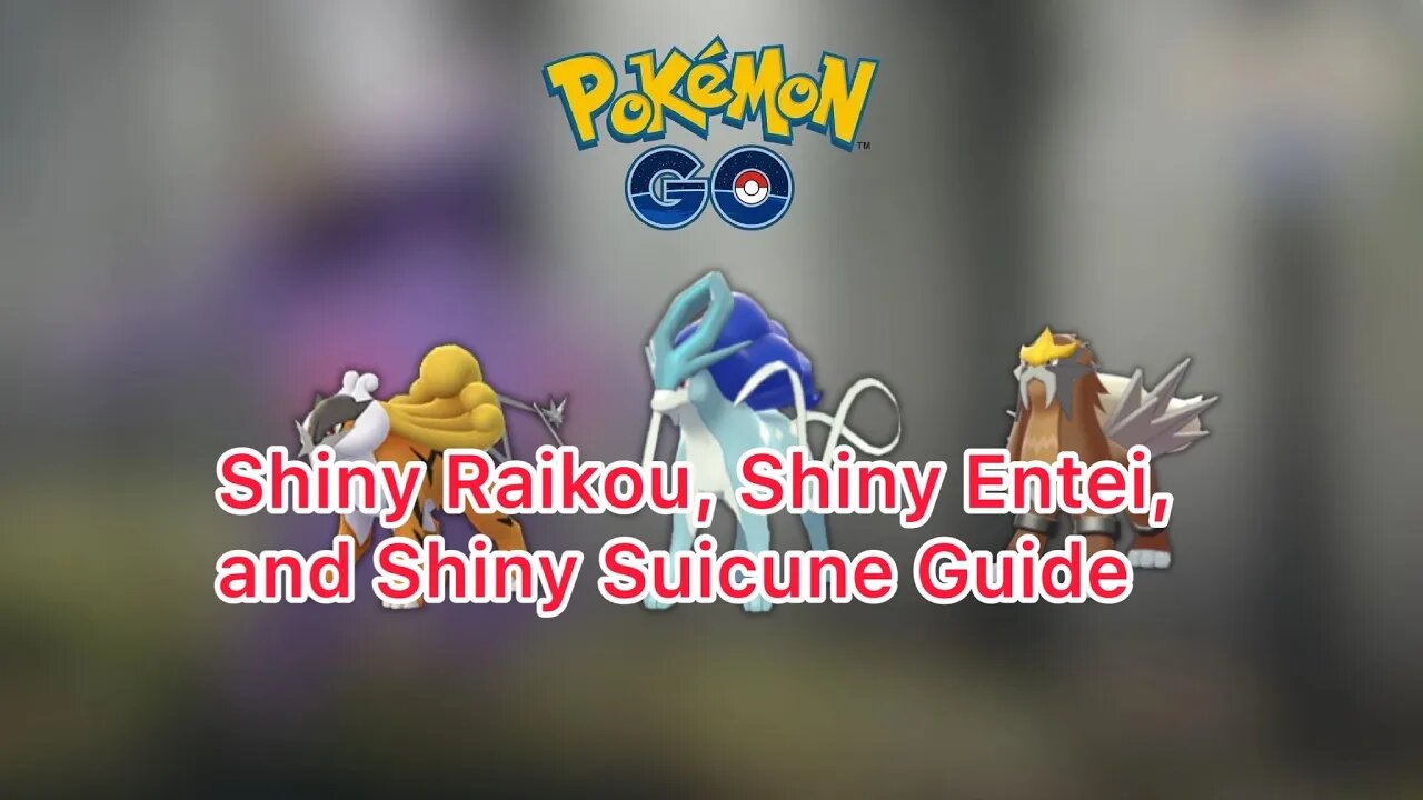 Shiny Raikou, Shiny Entei, and Shiny Suicune Guide