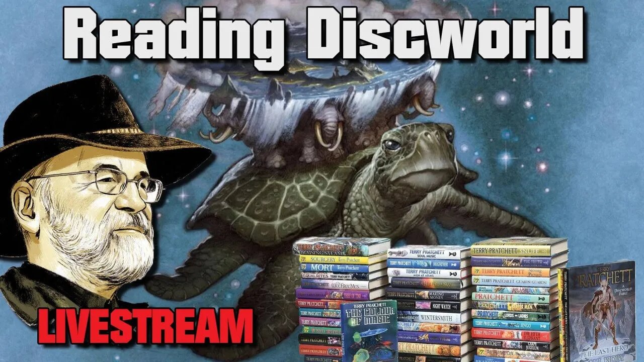 Reading Terry Pratchett's Discworld LIVESTREAM