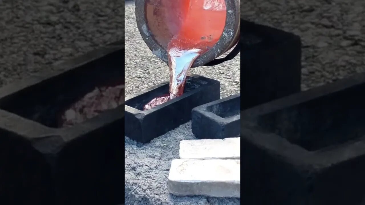 💥 Amazing Metal Casting 😱 #shorts #metalcasting #cool #fyp