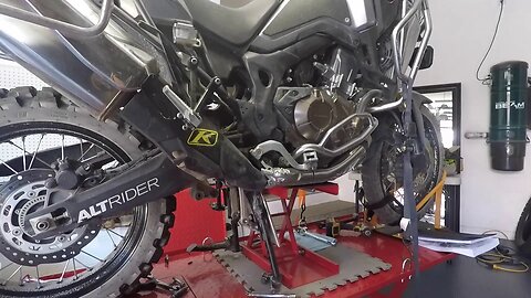 Honda Africa Twin rear shock removal. (The easy way! )