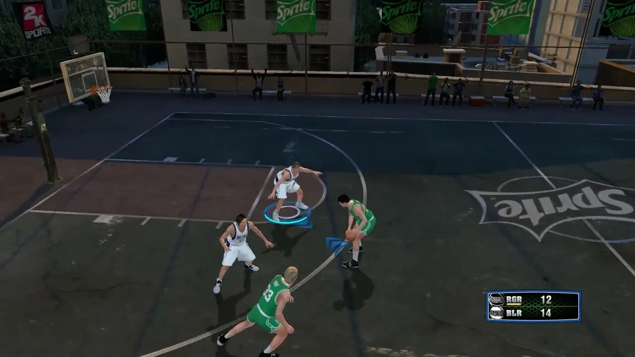 2 on 2: Larry Bird and Kevin McHale vs Steve Nash and Dirk Nowitzki