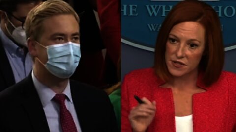 Peter Doocy CONFRONTS Jen Psaki over the price tag of Build Back Better and Biden Being Sick!