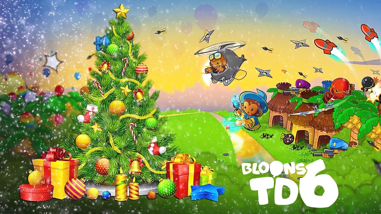 НОВОГОДНЯЯ КАРТА ➤ Bloons TD 6 #YoSquad #NFT