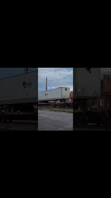 Florida East Coast Railway FEC-202 at South Daytona Florida January 22 2023 #railfanrob