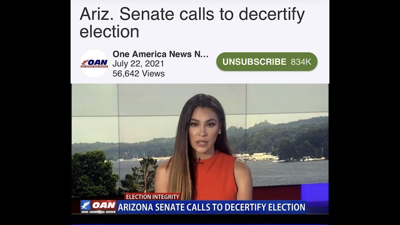 TSVN97 7.2021 Arizona Senate Calls to Decertify Election