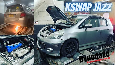 Turning this Honda Jazz into a k20 Beast? Kswap is Epic!