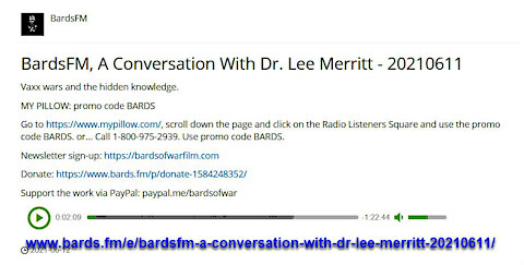 BardsFM, A Conversation With Dr. Lee Merritt