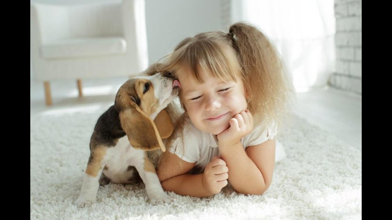 Children with pets