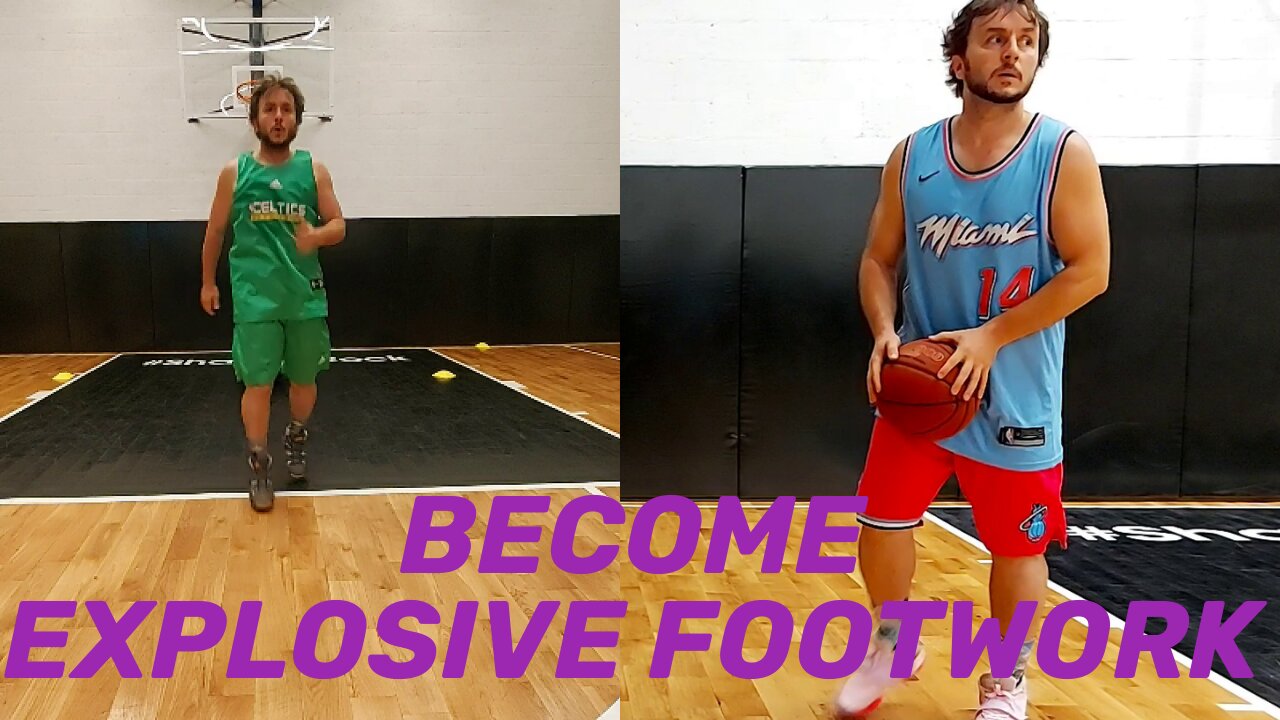 4 MOVES TO GET EXPLOSIVE IN 3 MINUTES OF BASKETBALL FOOTWORK DRILLS TO DO AT HOME