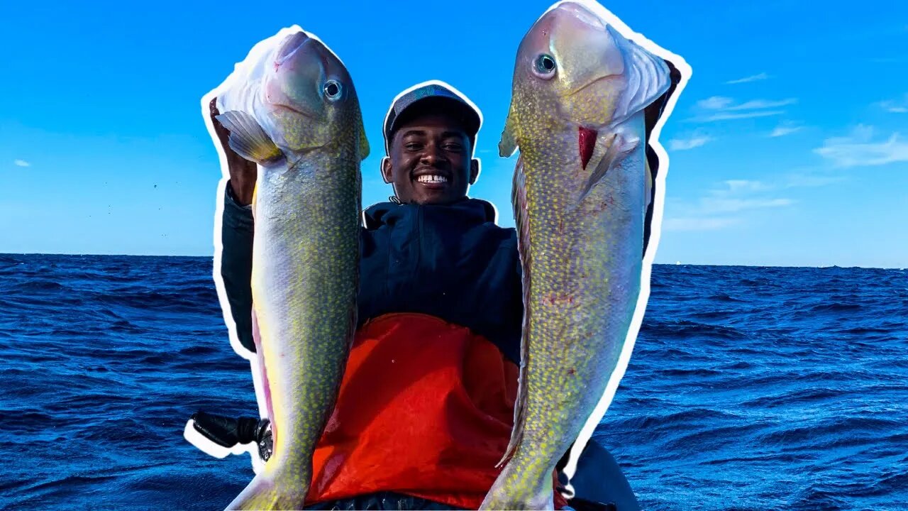 *GIANT* Golden Tilefish from a *JET SKI* (Catch and Cook)