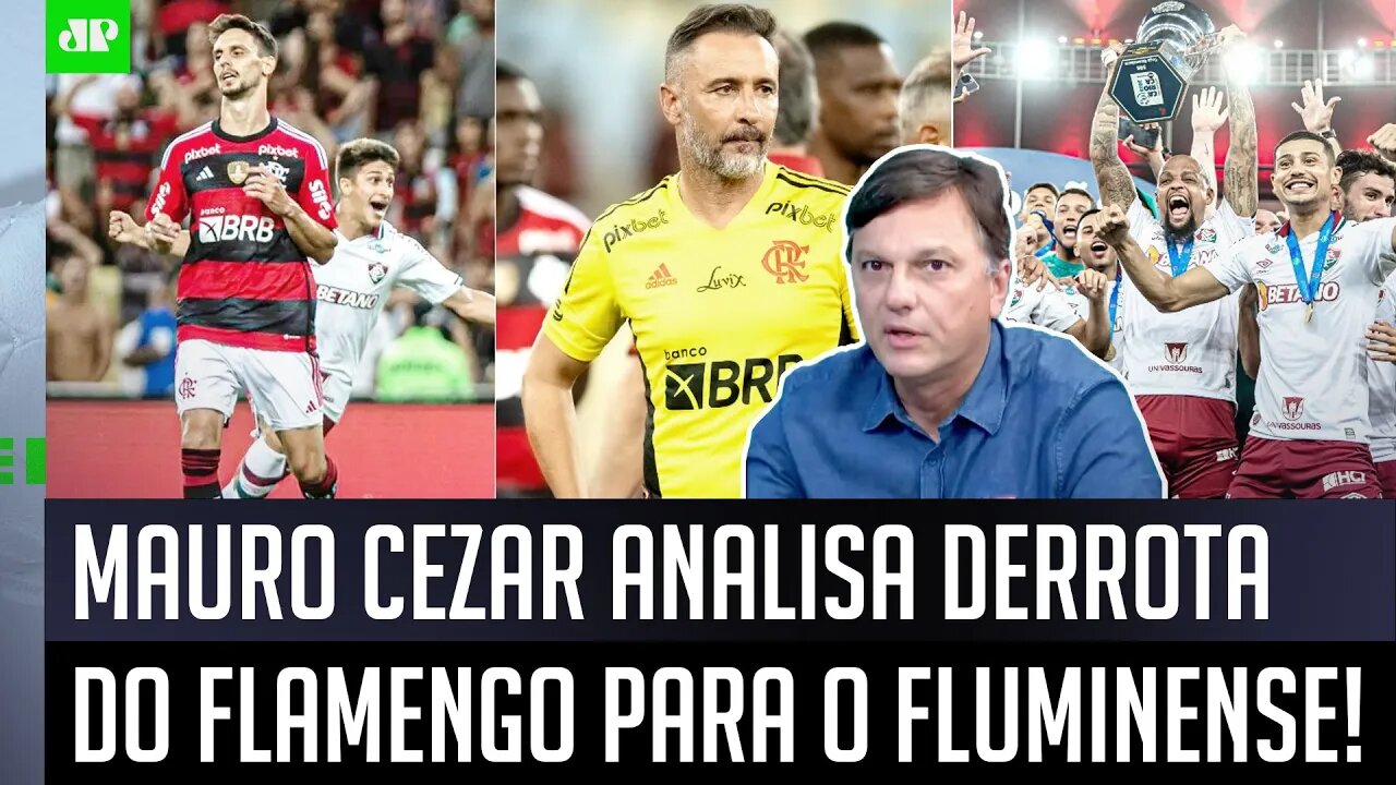 "HONESTAMENTE, eu NÃO VOU..." VEJA o que Mauro Cezar FALOU após Flamengo 1 x 2 Fluminense!