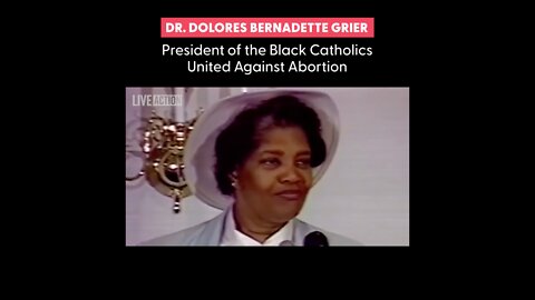 Flashback: Dr. Dolores Bernadette Grier Slams Abortion