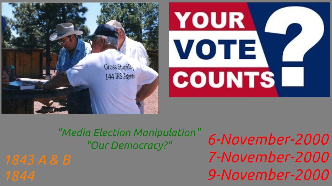 William Cooper - Media Election Manipulation - Our Democracy?