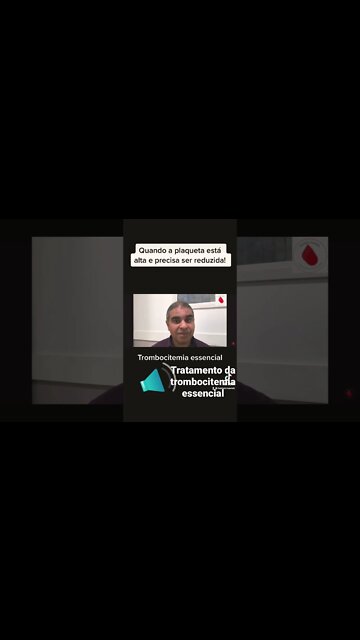 Tratamento da #trombocitemiaessencial deve ser orientado conforme alguns fatores de risco.