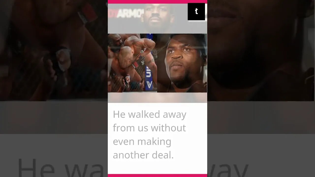 The UFC president predicts the fight between Jon Jones and Francis Ngannou.