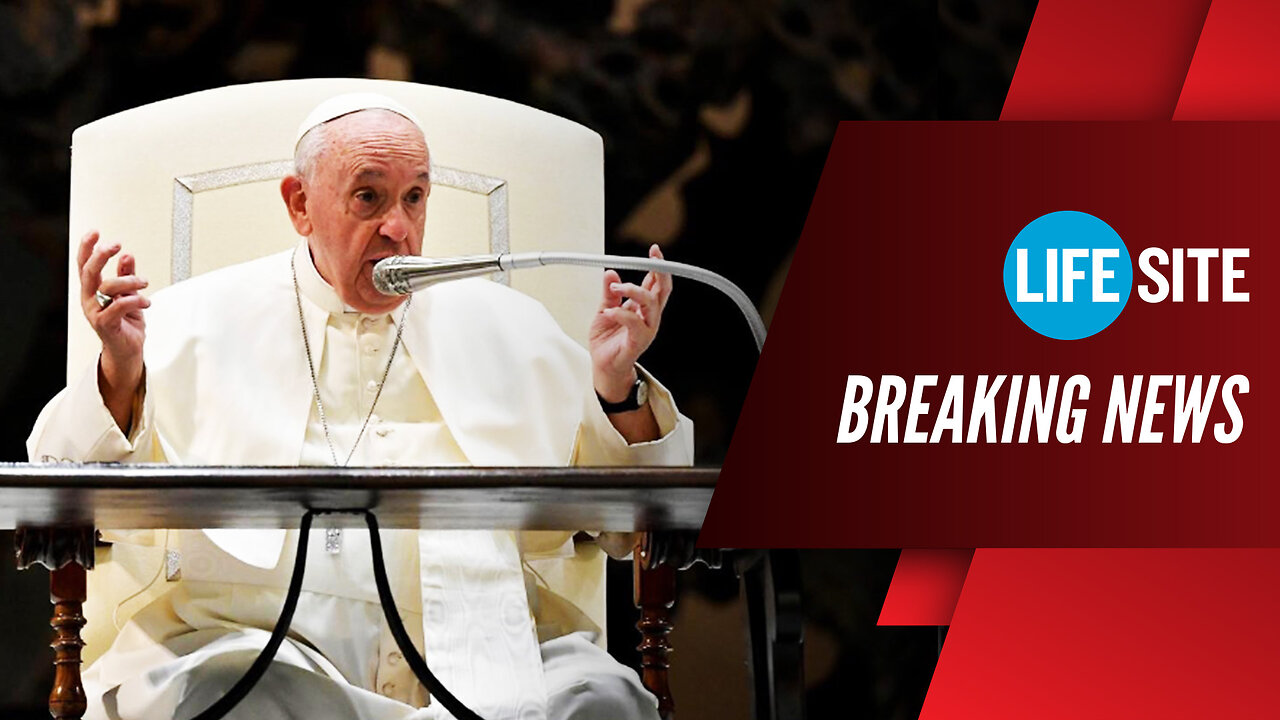 BREAKING: Pope Francis attacks critics of homosexual blessings as ‘small ideological groups’