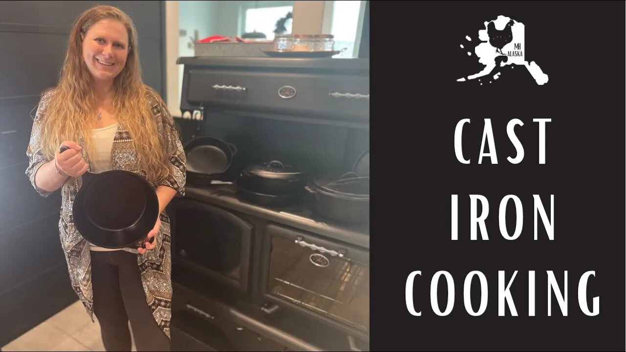 How I Use CAST IRON Daily. Cleaning , Seasoning | All things Cast Iron| Cook with me Wood Cookstove