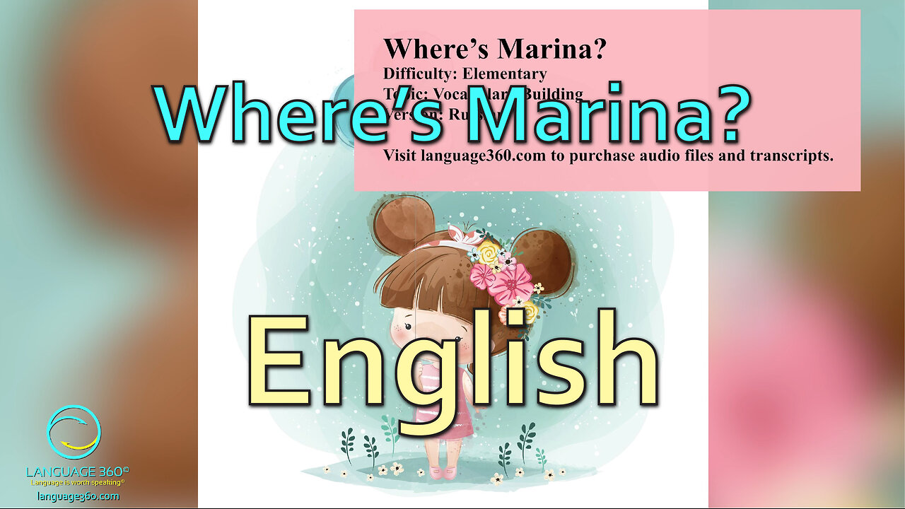 Where’s Marina?: English